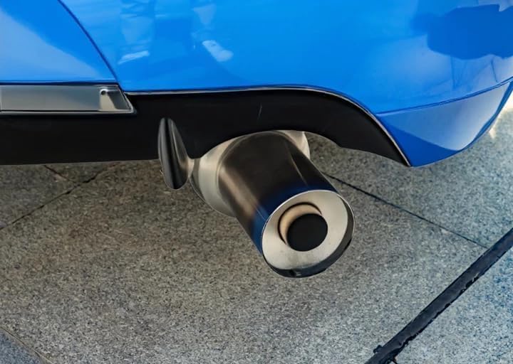 MGSTORM 4 Inch Exhaust Muffler Tip, Universal Removable Silencer for Car SUV Truck, 102mm Stainless Steel Round Exhaust Tip - Image 4